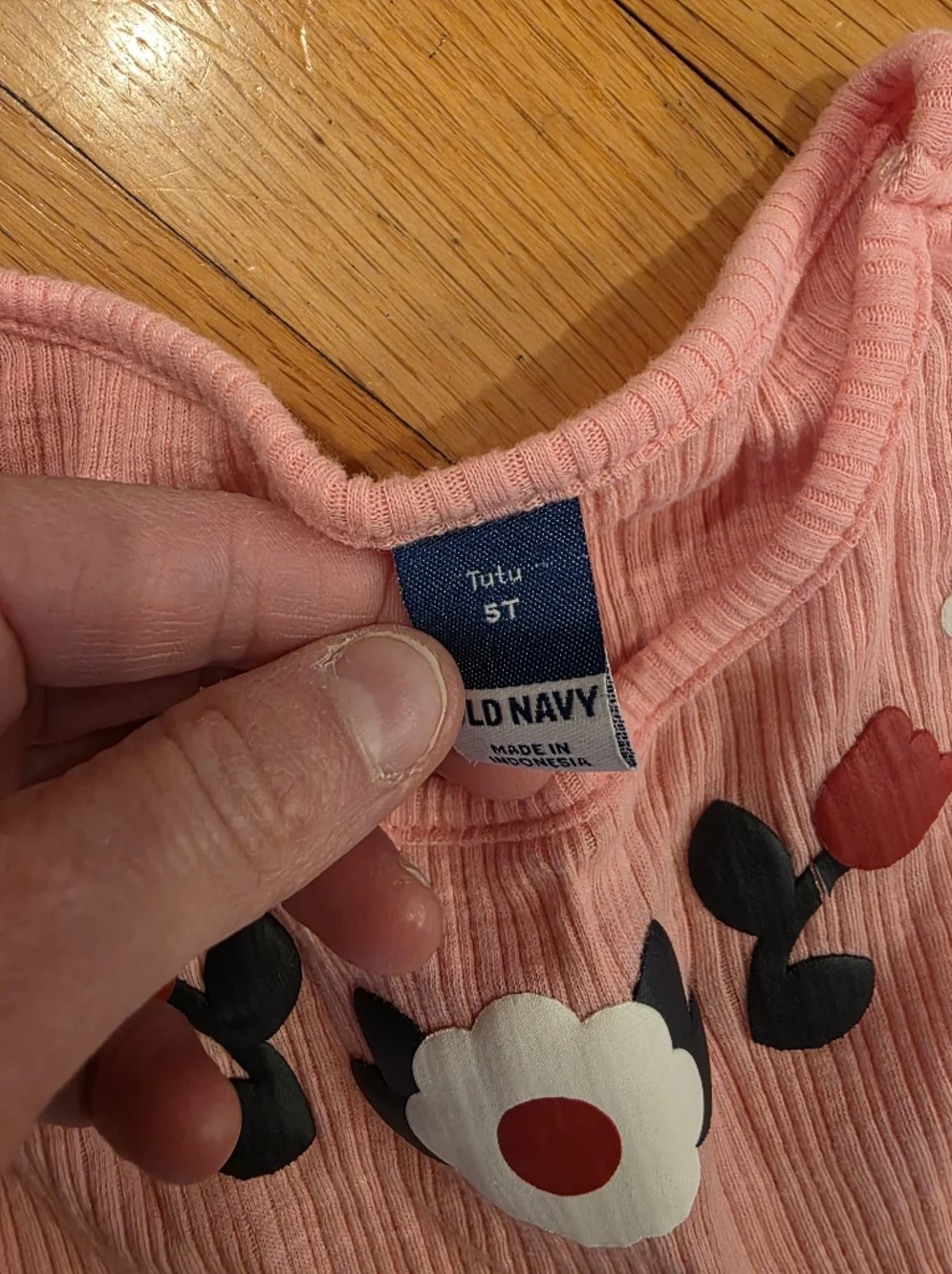 Old Navy Floral Ribbed Tutu Dress